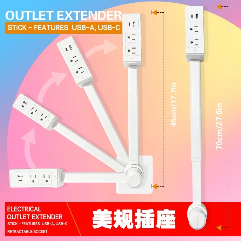 New 110v US standard socket conversion multi-plug usb interface wireless function power supply expander