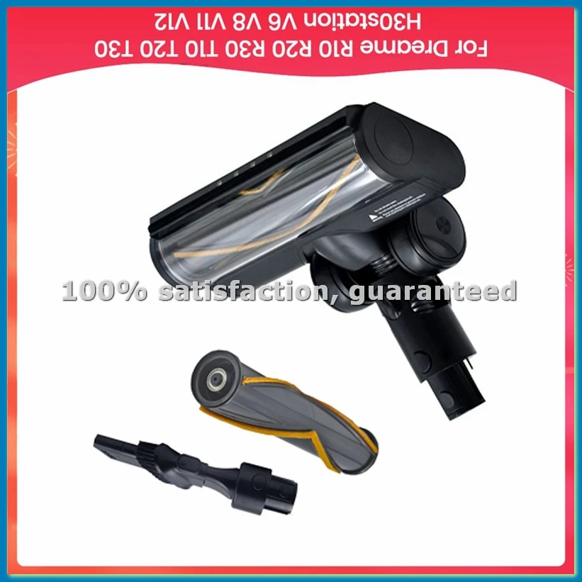 

Электрическая щетка для пола для роботов-пылесосов R10, R20, R30, V6, V8, запасная часть, мягкая роликовая насадка для пола со светодиодной подсветкой A-A09G