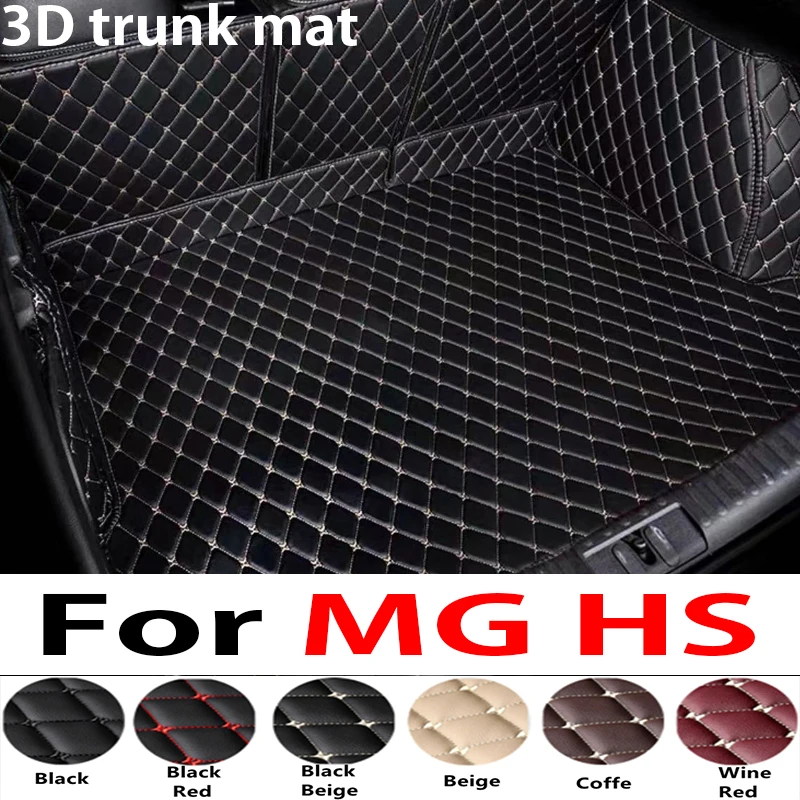 Car Trunk Mats For MG HS Plug-in PHEV EHS AS23 2020 2021 2022 Waterproof Car Rear Trunk Mats Interior decoration Car Accessories