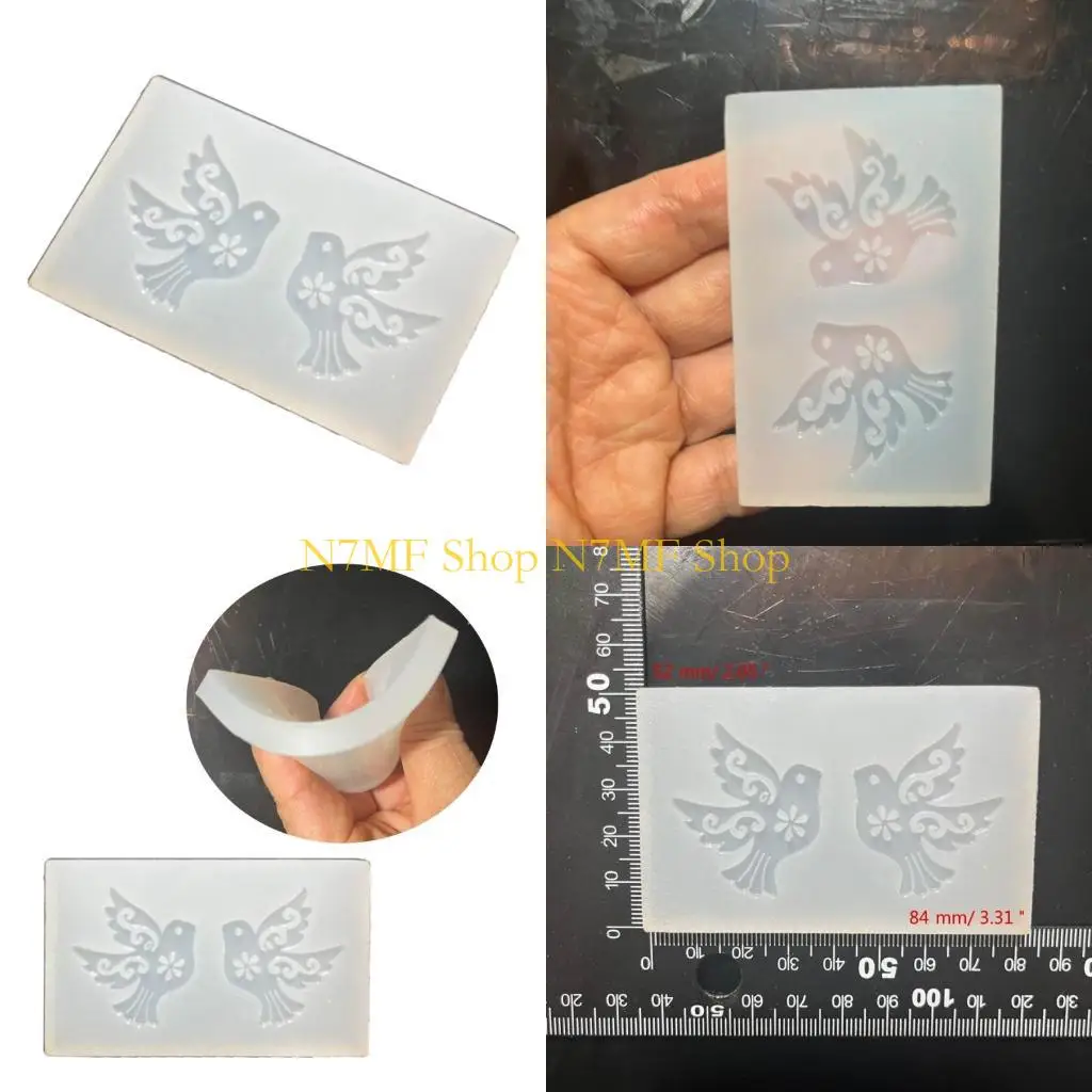 

N7MF Accessories Mold Flexible Epoxy Resin Mold Practical Jewelry Making Mould