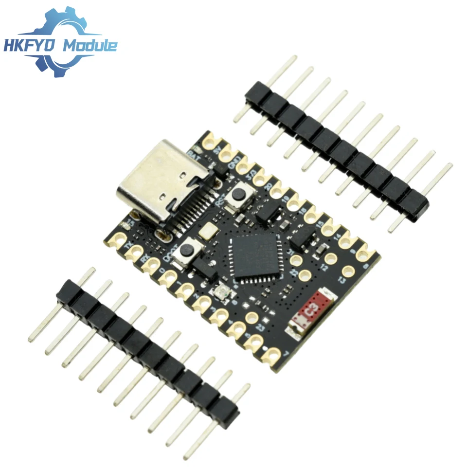 ESP32-C6 MINI papan pengembangan modul N4 dengan osilator kristal RISC-V 32-Bit 4MB FLASH daya rendah ESP32 C6