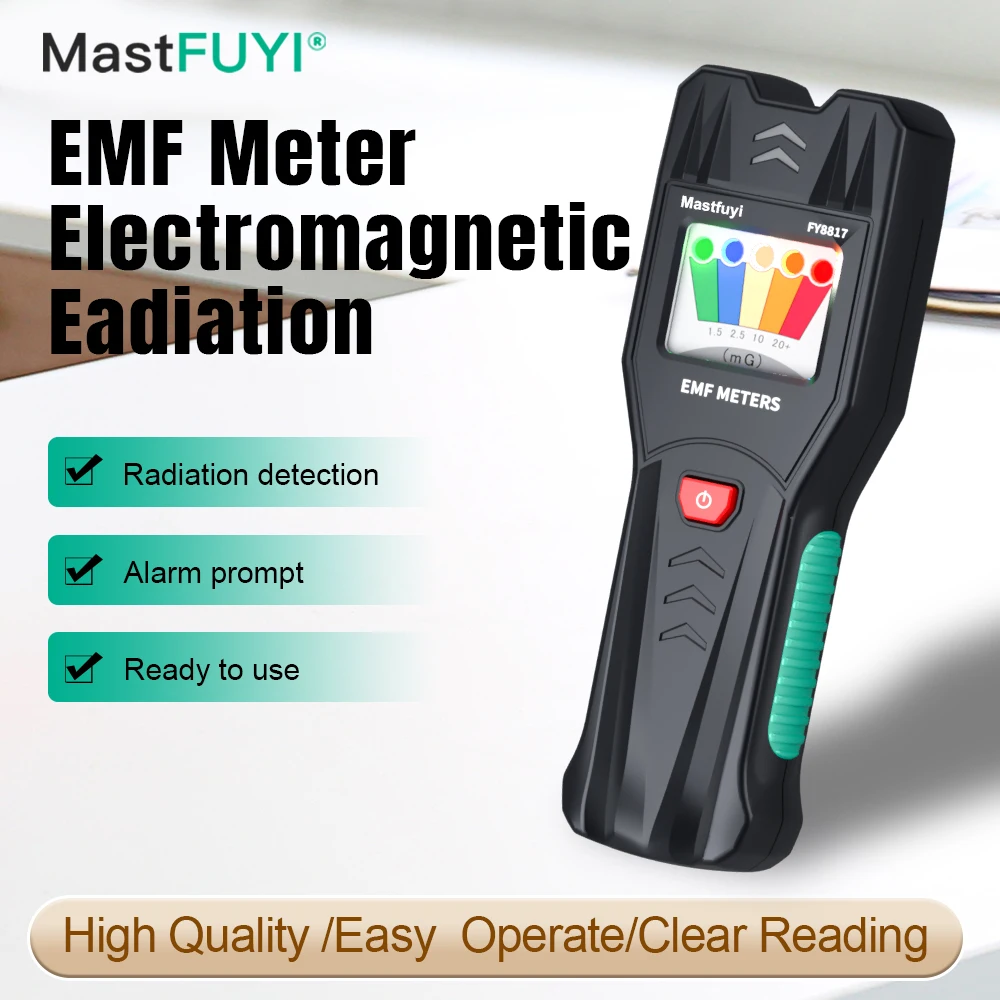 MASTFUYI FY8817 EMF Meter Elektromagnetische Eadiatie Meter Magnetische Veld Detector Ghost Jacht Paranormale Apparatuur Tester