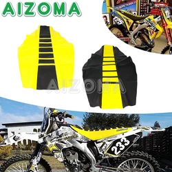 For Suzuki DR650 DRZ RM RMZ RM-Z 650 125 250 450 650 Yellow Universal Off-Road Dirt Bike Rubber Vinyl Gripper Soft Seat Cover
