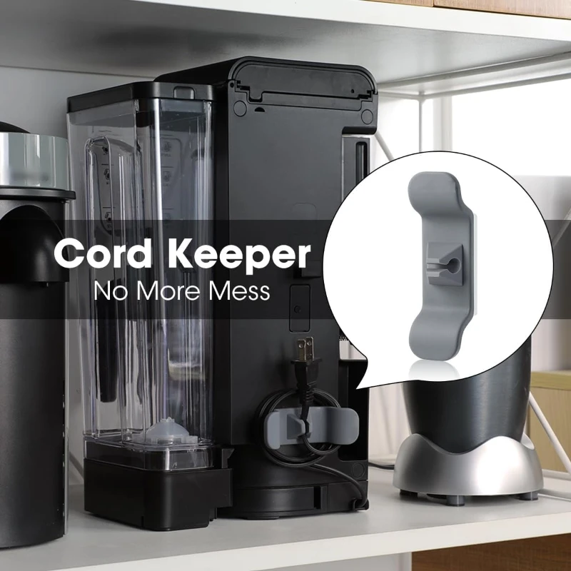 6 Pcs Cord Wrapper Kitchen Storage Wire Organizer Clip Holde