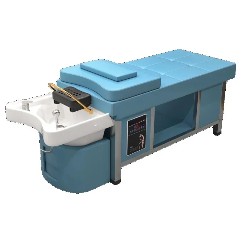 

Spa Shampoo Washing Chair Massage Bed Professional Stock Porcelain Hairdressing Salon Chaise Salon De Coiffure Furniture