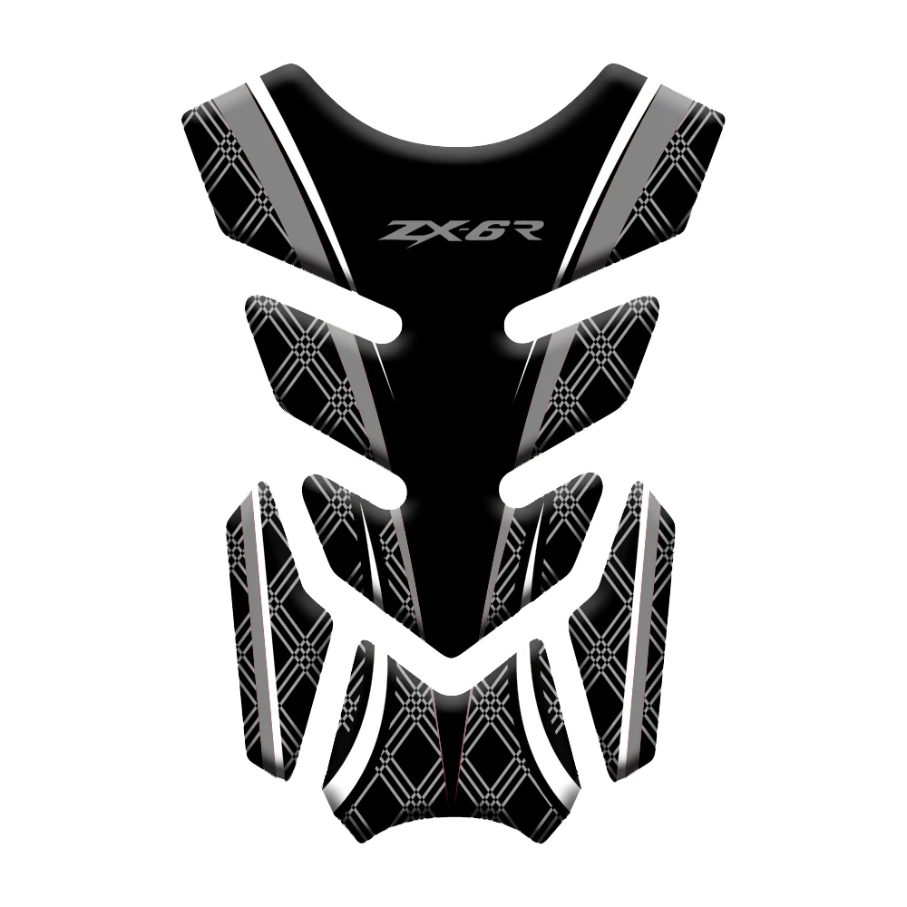 Motorcycle Sticker Tank Pad Protector For Ninja ZX6R 636 ZX 6R ABS 2004-2021 2013 2014 2015 2016 2017 2018 2019 2020 view 2