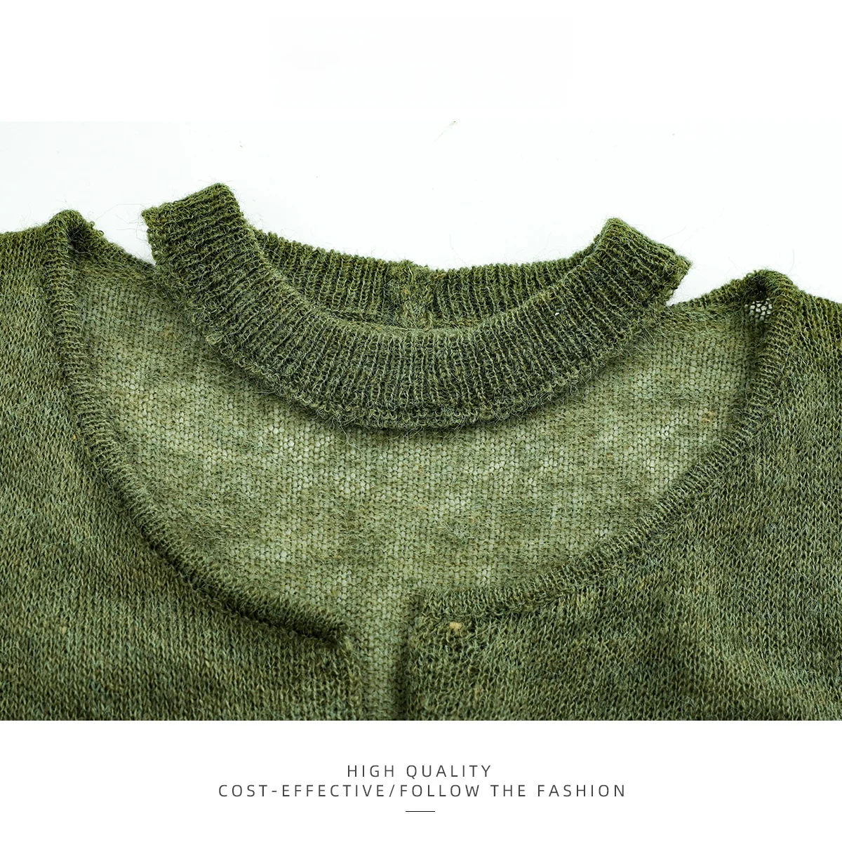 Suéter de Punto con Cuello en V y Abertura en la Espalda, Estilo Vintage PAIXIANG, para Mujer, Invierno, Ajustado, Estilo Pur...