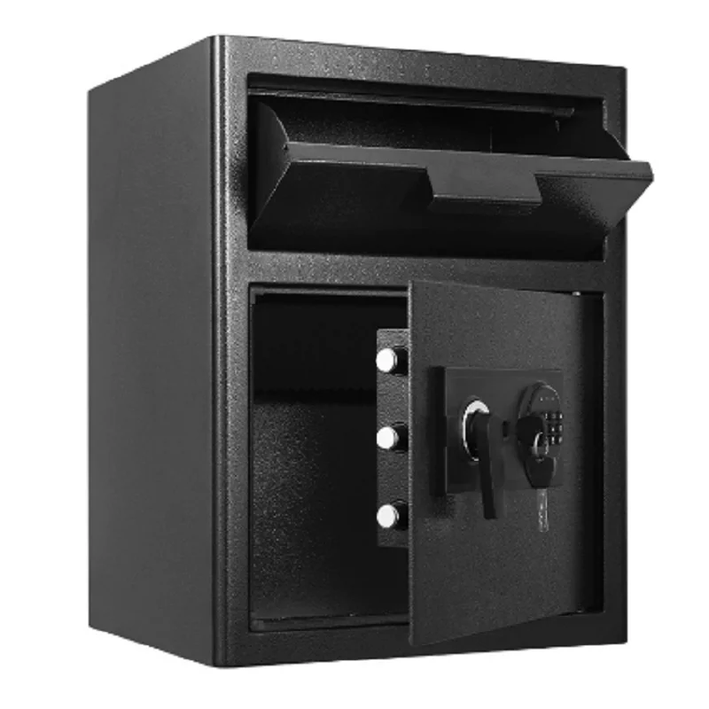 

Drop Slot Depository Safe Box with Digital Combination Lock Digital Depository Safe for Cash Slips Expense Business Office Home