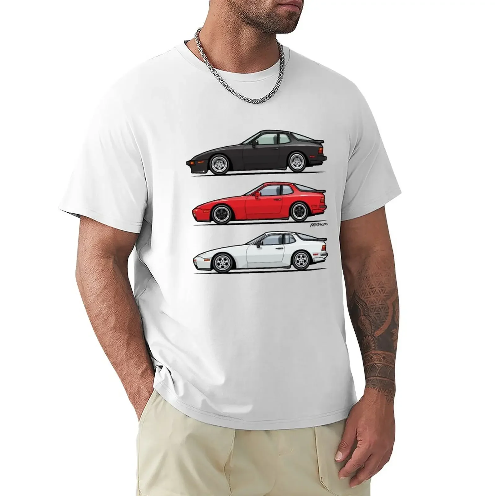 

P 944 951 Turbo Trio T-Shirt funnys plus size tops clothes for men