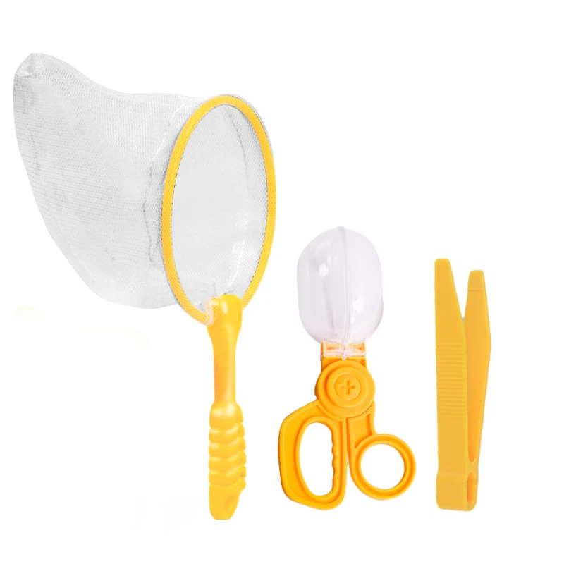 Kit De Explorador De 12 Piezas Para Niños – Caja De Insectos, Lupa, Red Y 5 Insectos Falsos Para Aventuras Al Aire Libre