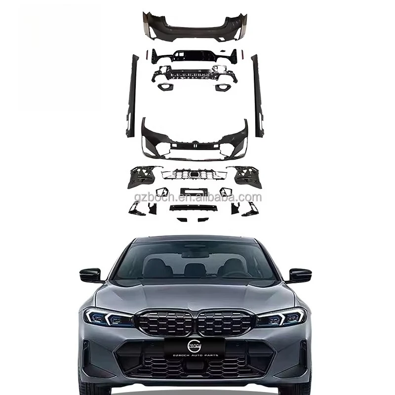 

G20 Body Kit for 2023+ 3 Series G20 G28 LCI Upgrade MT Car Bumper Side Skirt M-tech Front Rear Car Bumper MT Car Grill
