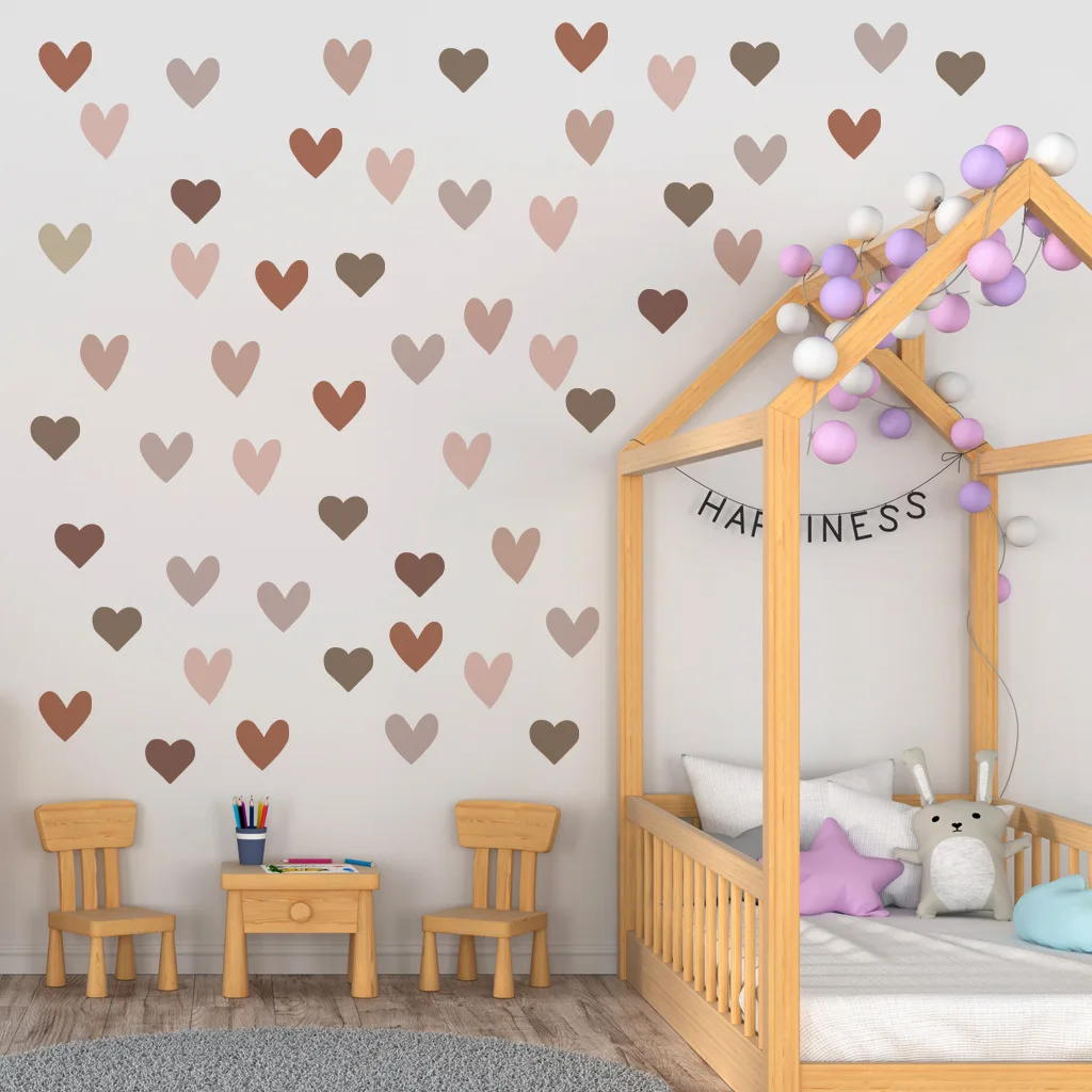

Heart Butterfly Creative Wall Sticker For Children Girls Boys Baby Room Wall Art Decals Vinyl Mural Kids Bedroom Home Decor