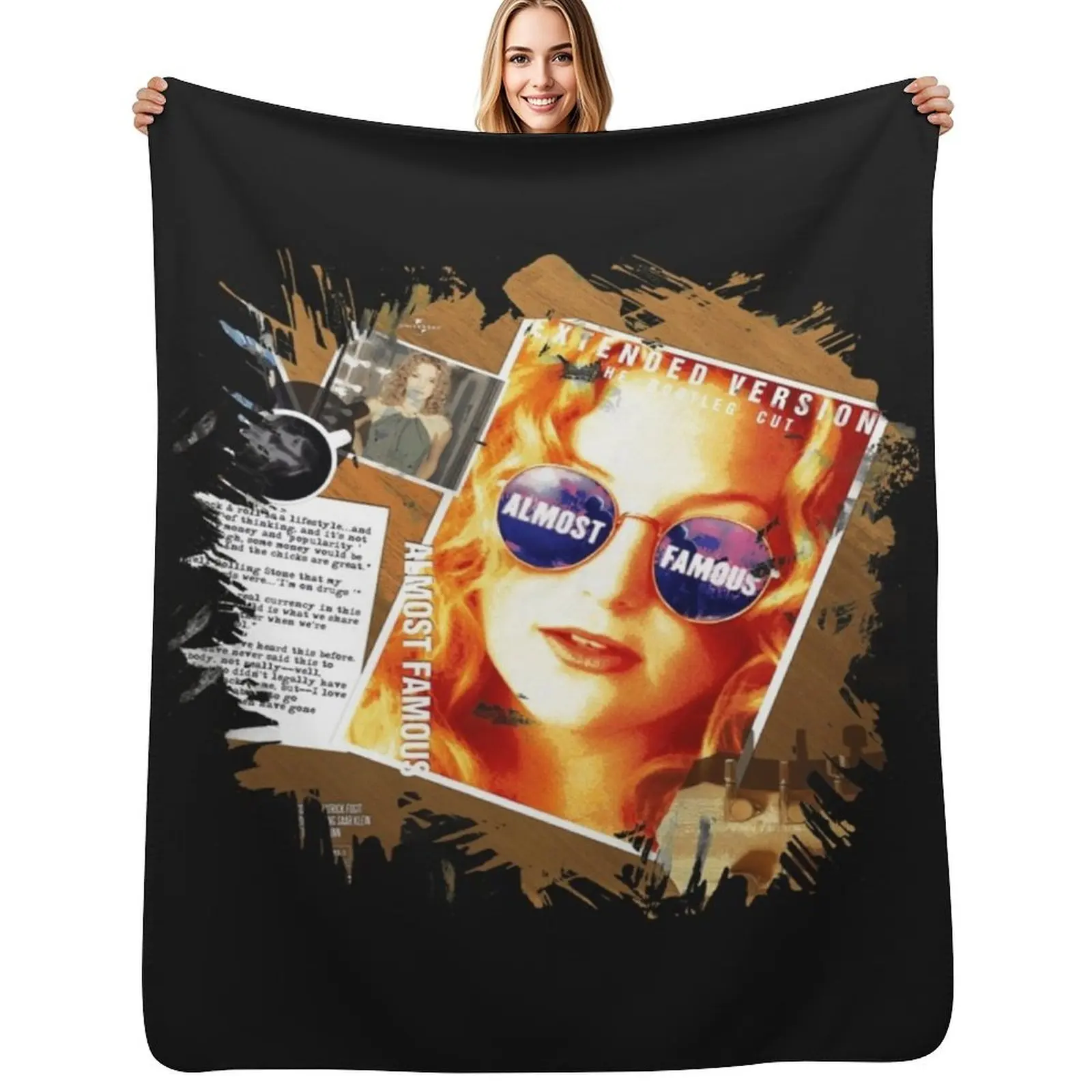 

almost famous Classic . Throw Blanket Soft Comfort Blanket for Reading Watching TV