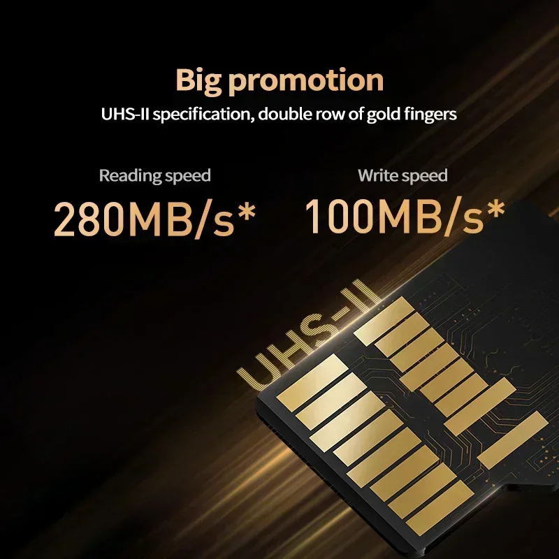 Lexar UHS-II V60 MicroSDXC TF Card Up to 280MB/s Professional Flash Memory Card 128GB 4K Video Storage For Drone Smartphone Cam
