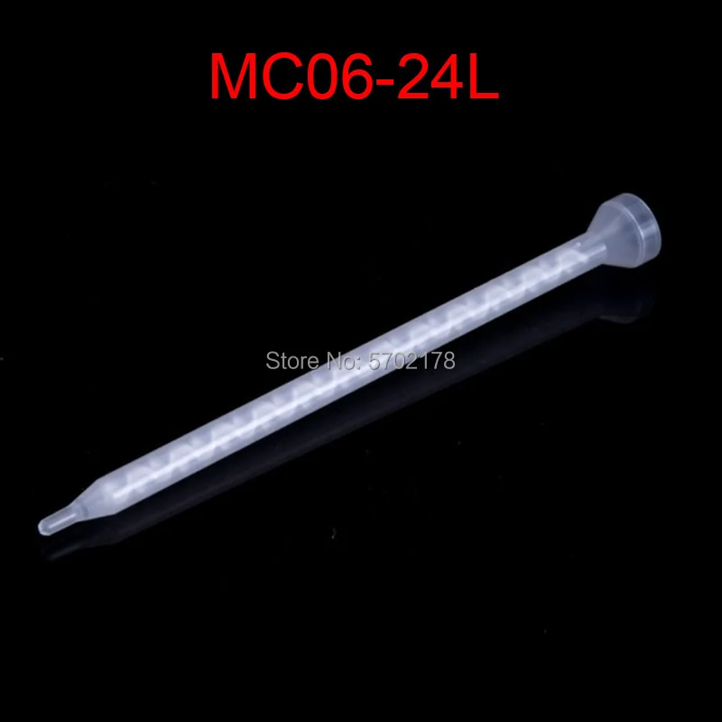 

Free shipping 10pcs MC06-24L AB Glue Mixing Tube Distributor Round Mouth Static Mixing Tube Epoxy Resin Adhesive Mixing Tube