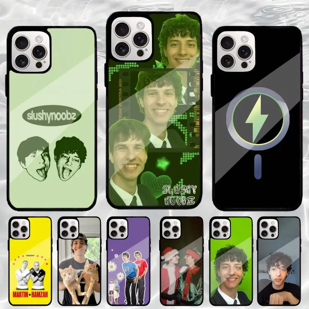 

H-Hamzah and Martin Phone Case For iPhone17,16,15,14,13,12,11 Plus,Pro Max Magnetic For Magsafe Wireless Charging