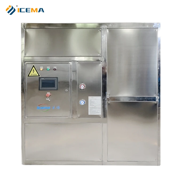 Top Sale  2000kg/24H Ice Cube Maker Machine 2tons/day Industrial Ice Cube Making Machine for Ice Plant
