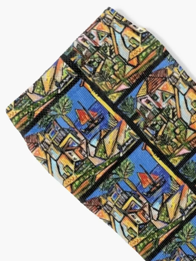 South of France by Colin Michael Socks anti-slip summer Socks Man Women's