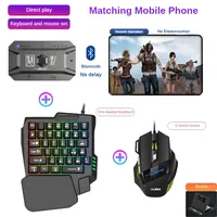 M1 Pro Mobile Controller Gaming Keyboard Mouse Converter BT V5.0 Programmable Adapter Support IOS Android System