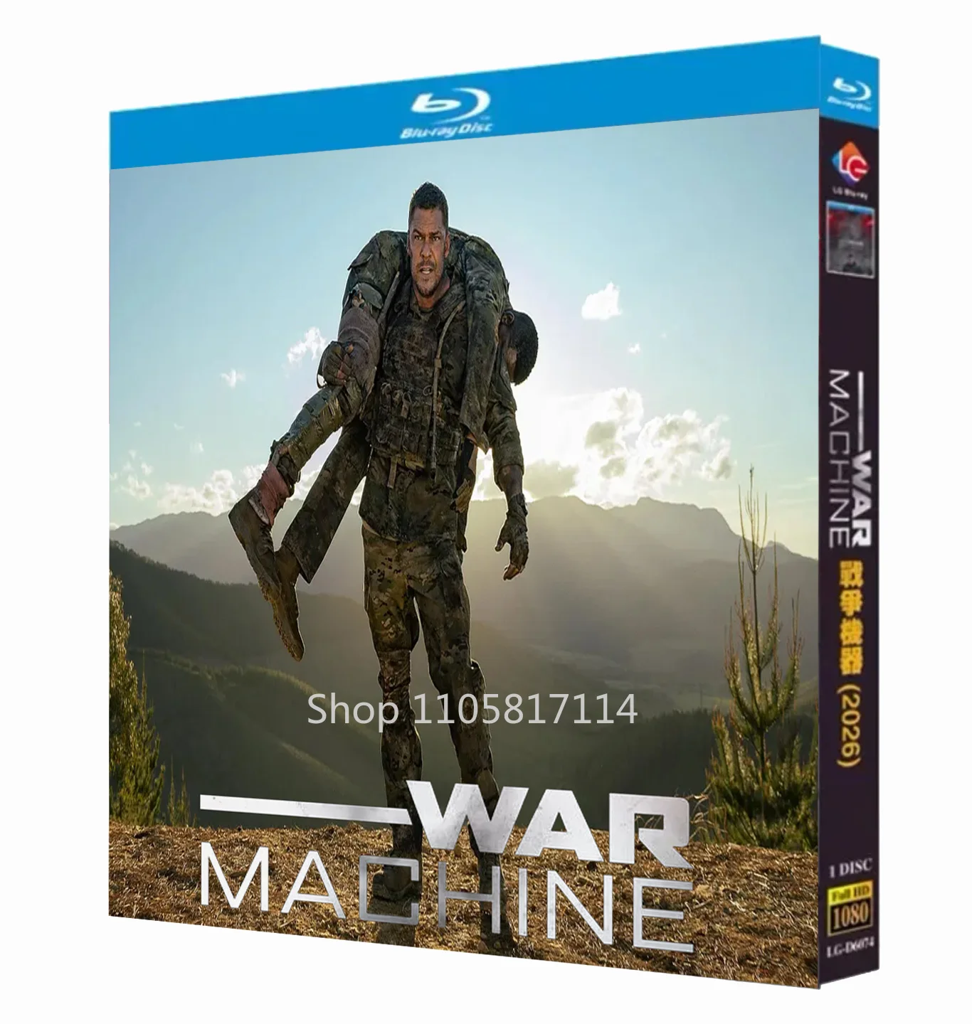 War Machine‎ (2026)：1-Disc New Box Set Sealed Blu-ray disc High Definition BD YIHUI