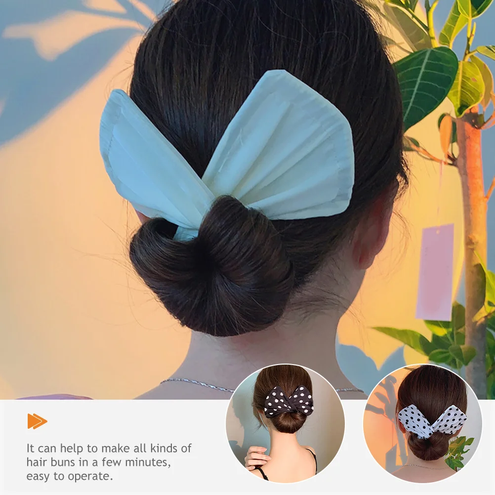 

3pcs Hair Bun Maker Styler Cloth Lazy Curler Doughnuts Hair Shaper Accessories Fitness Travel Dating Party Festivals Gifts