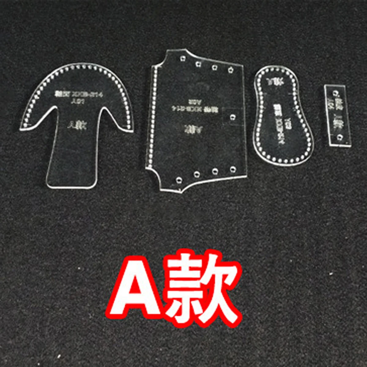 

1 комплект, новая кожаная обувь для рукоделия, брелок для шитья, акриловый шаблон