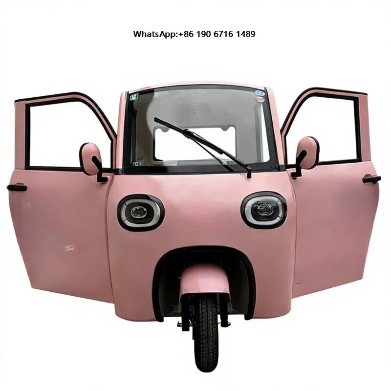 Custom 100Km 150Ah Mini Compact 60V 1000W 2500W 3 Wheel Adult Passenger Electric Tricycle