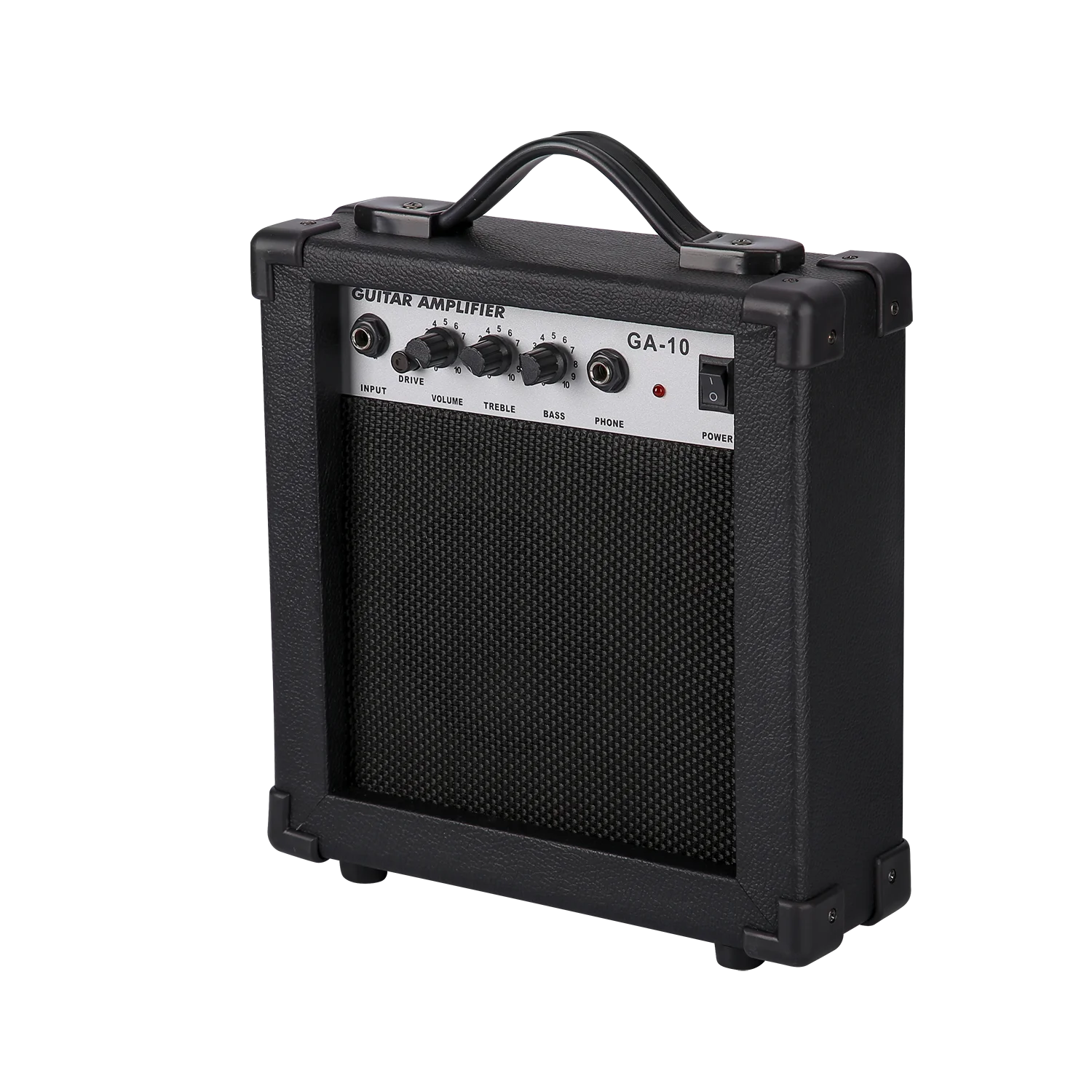 Electric Guitar Amp 10W Guitar Practice Small Amplifier Mini Portable Guitar Amp with Headphone Jack and Distortion Tone