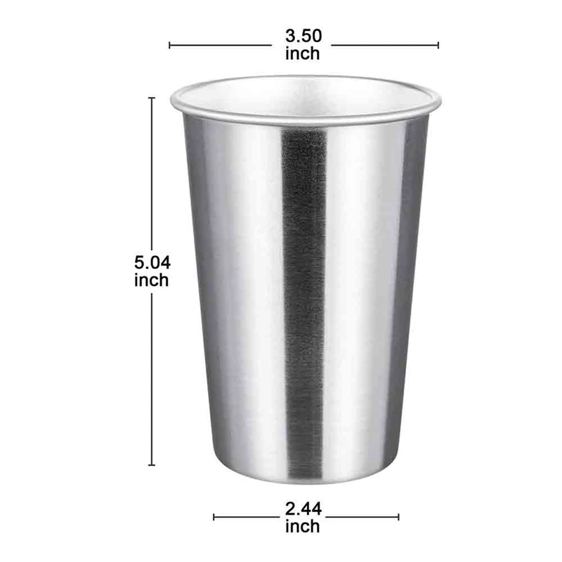 Imagem -05 - Tumbler Premium de Copos Duráveis Empilháveis Pint Cup 16 oz Pack Aço Inoxidável