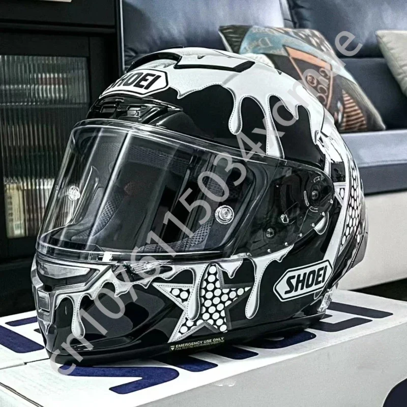 

SHOEI X-14 Helmet MORI TC-5 X-Fourteen X-Spirit III Full Face Helmet Solid X-14 Sports Bike Racing Motorcycle Helmet