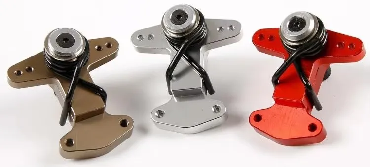 

CNC Processed Aluminum Alloy Symmetrical Steering Buffering Kit For 1/5 ROFUN HPI BAJA 5B 5T 5SC