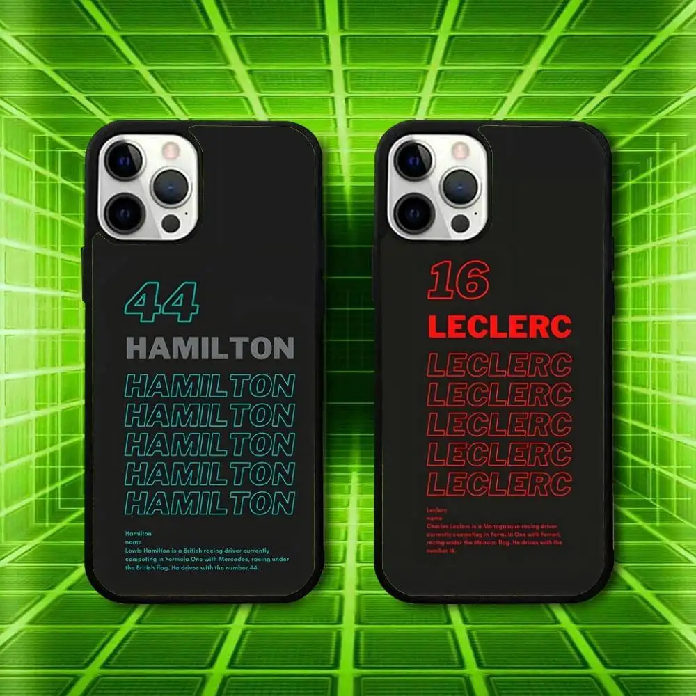 

F1 Racing Number 44 16 55 Phone Case For iPhone 16,15,14,13,12,11,Pro,Max,Plus,Mini,SE4,E Magnetic Magsafe Wireless Charging