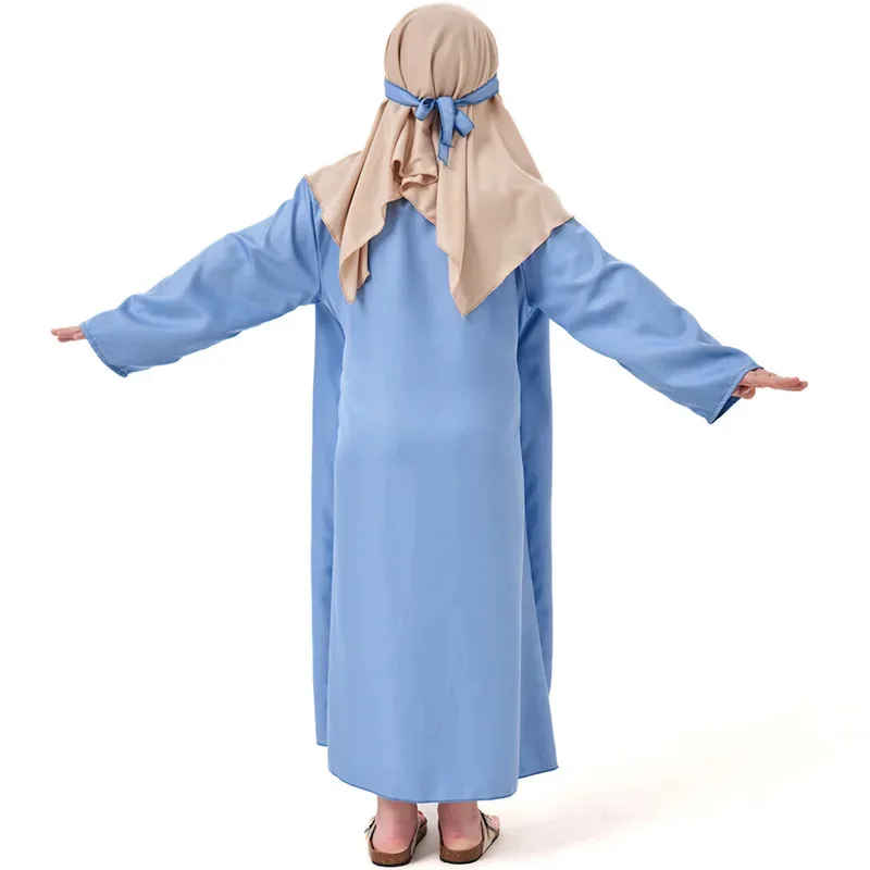 Sky01 Umorden Child Noah Costume Cosplay for Boys Tween Teens 3-16Y With Beard Biblical CostumesWd01@