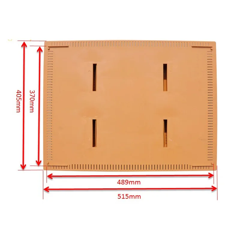 Bee Feeder Plastic Beehive Top Feeder, Super Solid Langstroth Beehive 10 Frames Plastic Beehive Feeder