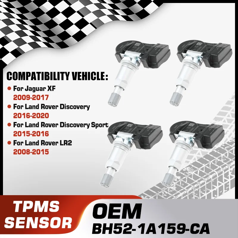 

For Jaguar XF 2009-2017 Land Rover Discovery 2016-2020 Land Rover Discovery Sport 2015-2016 Land Rover LR2 2008-2015 TPMS Sensor