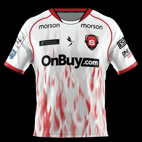 Nouveau T-shirt Oversize Y2K pour Homme 2026, Maillot de Rugby Salford Red Devils Imprimé 3D, Séchage Rapide, Idéal pour le Quotidien et l'Entraînement
