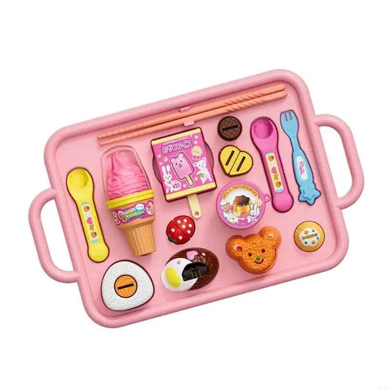 Set giocattoli simulazione cucina per bambini Gioco alimentazione imitazione Facile da riporre e viaggiare