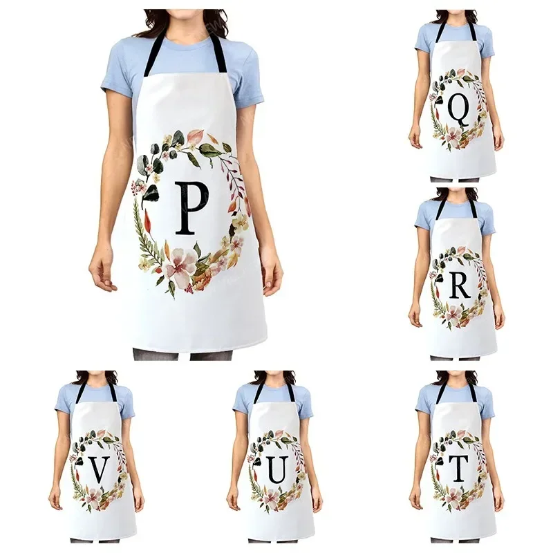 Aesthetic Women kitchen apron kids original Children Waterproof girl fashionable princess waiter work apron oil proof letter