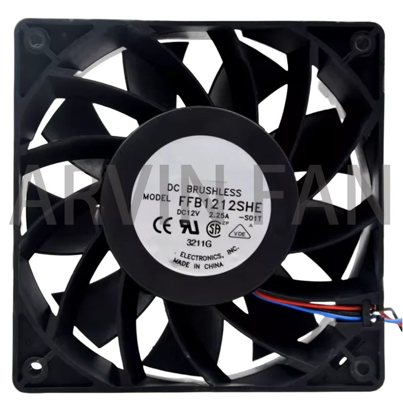 

FFB1212SHE 12 В 2,25 А 12 см охлаждающий вентилятор жестокого корпуса