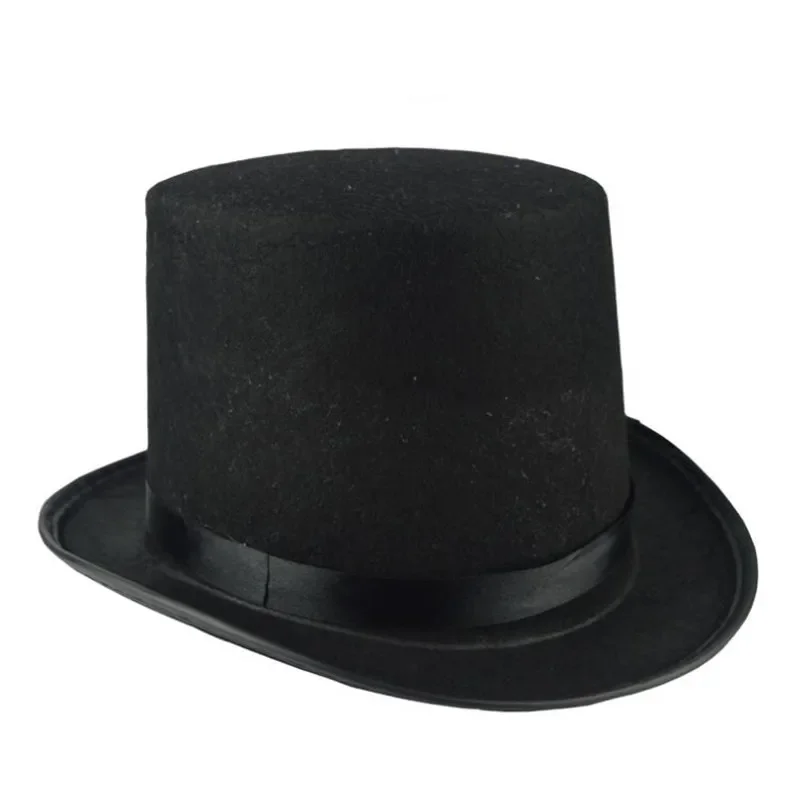 الحدث الأسود للأطفال الأطفال القبعات الساحر السيرك أعلى حزب كرنفال المهرجانات قبعة قبعة عيد الميلاد عيد ميلاد تأثيري