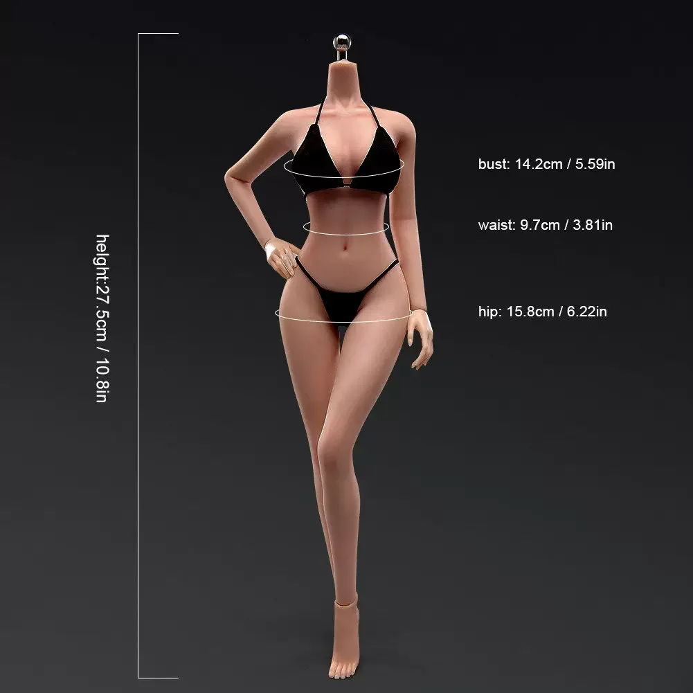 In Voorraad 1/6 Schaal Super Flexibele Vrouwelijke Naadloze Lichaam T302/303/305/306/AB001/T307 voor 12 ''Soldaat Action Figure Poppen Decor