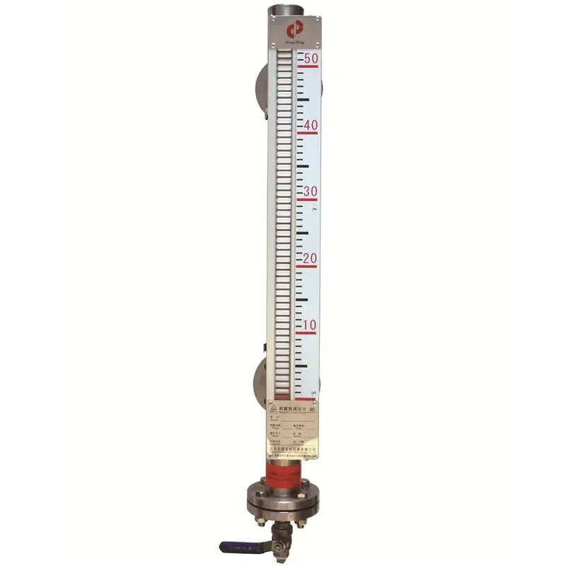 Magnetic Flap Liquid Level Gauge Magnetic Level Gauge Flapper Water Meter Fuel Oil Sight Glass Level Gauge Sensor
