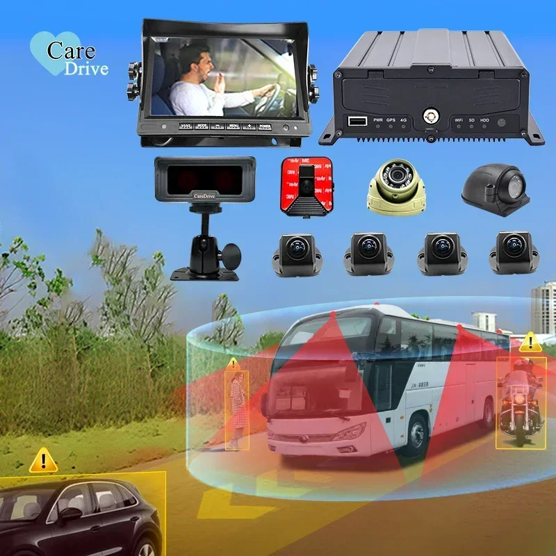 

Системы мониторинга безопасности вождения CareDrive MR920: сигнализация против усталости водителя, обнаружение столкновений, решения для управления автопарком