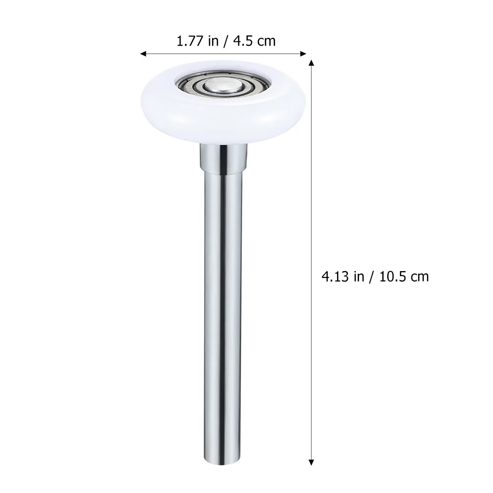 8개 45mm 정밀 베어링 회전 롤러 차고 문 교체용 나일론 롤러 부드럽고 조용한 주거용 레일용