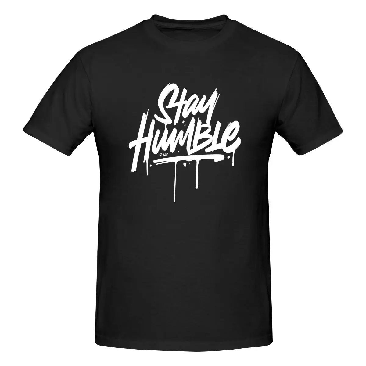 Men's Stay Humble T-Shirt Regular Fit 100% Cotton Short Sleeve T Shirt Crew Neck Casual Tee Shirt