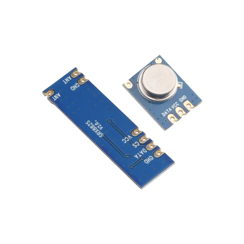 433MHz 100 Meters Wireless Module Kit ASK Transmitter STX882 + ASK Receiver SRX882 + 2Pcs Copper Spring Antenna