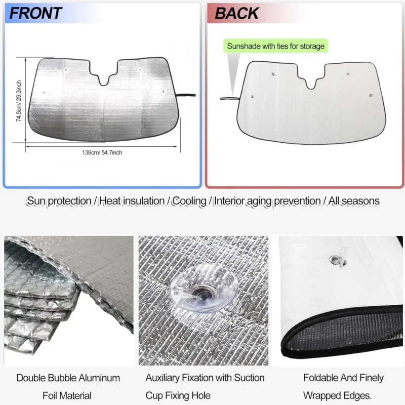 Finestra di automobile personalizzata Parasole Anti-UV Visiere per finestrino parasole Coperture Accessori per DODGE NEON 4 DR SEDAN 2000-2005