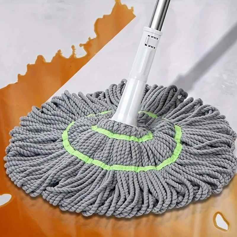1 trapeador autorroscante. |   Limpiador de pisos de microfibra con mango ajustable, húmedo/seco para cocina/dormitorio, herramienta de limpieza duradera