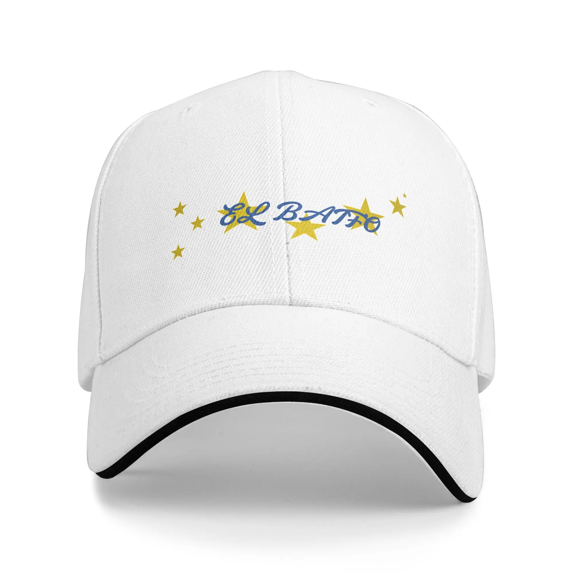 El Baifo Quevedo Blue Cursive Star Surround Typography Baseball Cap  Fashion Women Men Hats High Quality Baseball Caps Present