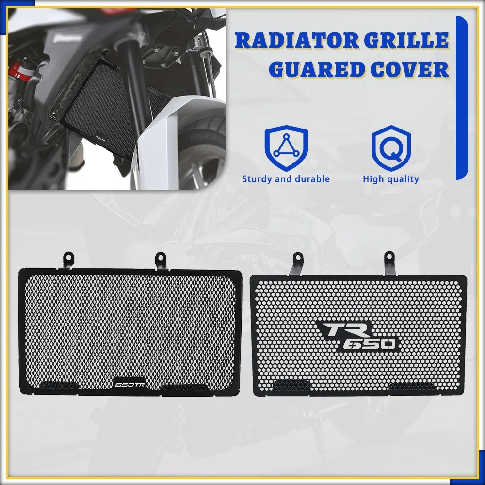 Cubierta protectora para parrilla de radiador, accesorios protectores para motocicleta Husqvarna TR650 Strada TR 650 STRADA 2013 2013 2014 2015